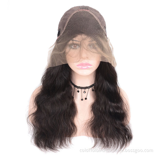 Raw Indian Remy Human Hair Wig with 13*4 frontal Wholesale Virgin Lace Closure Wig 13*4 lace front body wave wig